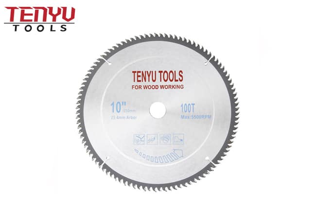 10 Inch 100 Teeth Carbide Circular Saw Blades for Wood Cutting