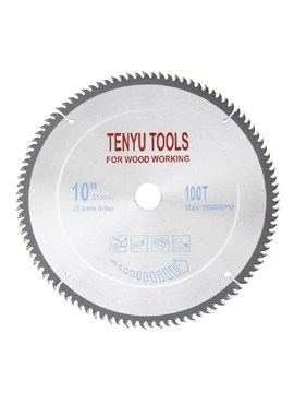 10 Inch 100 Teeth Carbide Circular Saw Blades for Wood Cutting