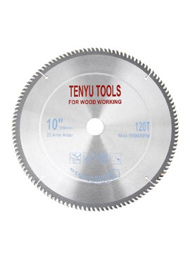 10 Inch 120 Teeth Carbide Circular Wood Saw Blade