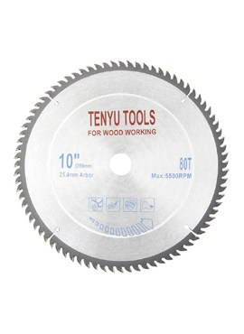 10 Inch 80 Teeth Carbides Circular Saw Blades for Wood Cutting