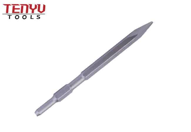 17mm A/F Round Shank Démolition SDS Hammer Moil Point Chisel Bits pour Makita Breaker