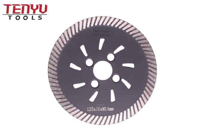 Turbo Rim Diamond Saw Blade for Dry or Wet Cutting