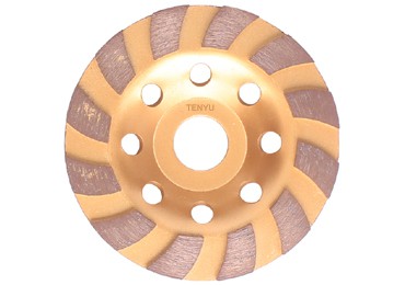 Disco de rueda de molienda de segmento de diamante de 5 pulgadas, amoladora de disco, hoja de sierra de piedra de granito de hormigón