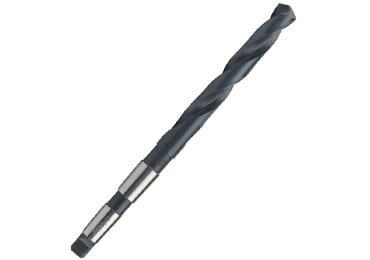 Black and White DIN345 High Speed Steel HSS Morse Taper Shank Twist Drill Bits for Metal Drilling