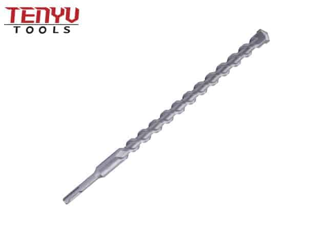 Carbide Single Tip U Flute SDS Plus Rotary Hammer Drill Bit for Concrete and Hard Stone