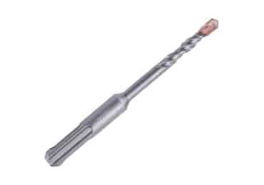 Carbide Single Tip with Copper U Flute SDS Plus Rotary Hammer Drill Bit for Concrete and Hard Stone