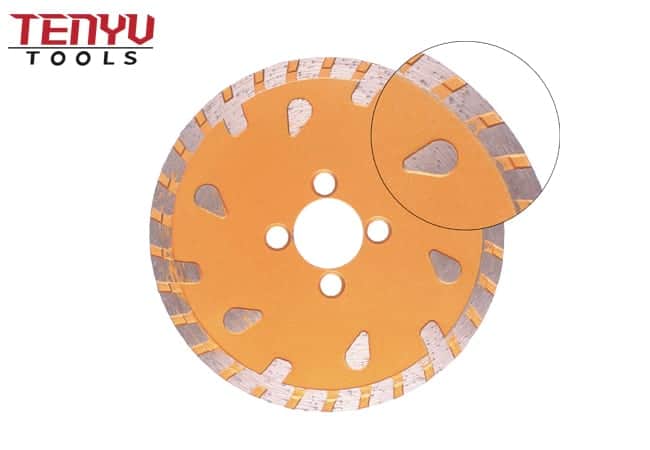 Diamond Cutting Blades for Concrete with Water Drop Pattern