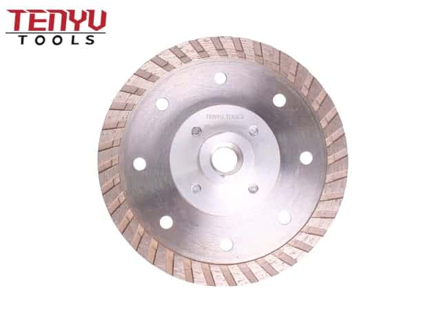 Diamond Saw Blade with Flange for Maximum Cutting Ability