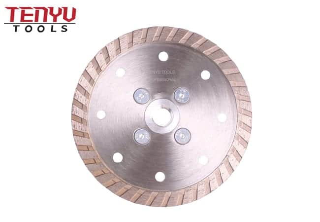 Diamond Saw Blade with Flange for Maximum Cutting Ability