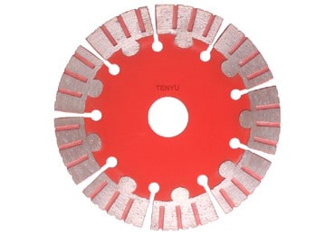 Diamond Saw Blades with Novel Corrugated Tooth Shape