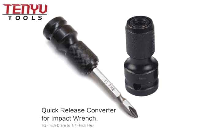 Drill Chuck Conversion Kit Converter Impact Driver 6