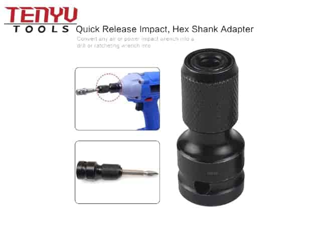 Drill Chuck Conversion Kit Converter Impact Driver 9