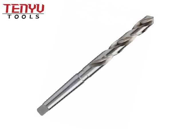 Brocas helicoidais HSS Morse Taper Shank para perfuração de metal Top venda com superfície brilhante