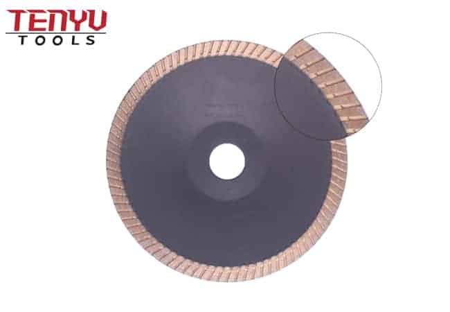 Hot Press Turbo Diamond Saw Blades with Bowl Shape