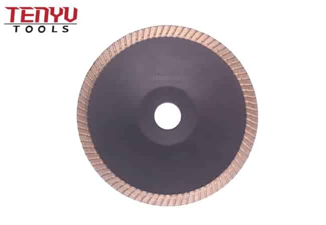 Hot Press Turbo Diamond Saw Blades with Bowl Shape