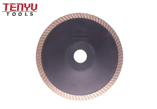 Hot Press Turbo Diamond Saw Blades with Bowl Shape