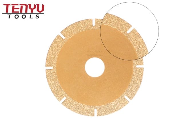 Hot-Pressed Electroplated Diamond Saw Blade for Marble Cutting