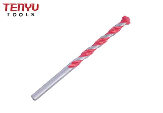 Multi Purpose Masonry Drill Bit for Concrete Marble Tile Masonry Wood Drilling With Round Shank