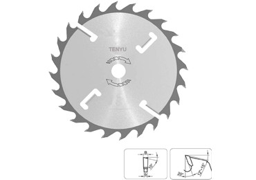 Multi Rip Wood Circular Saw Blade With ATB Wipers Slot