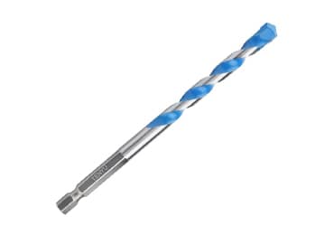 Quick Change Hex Shank Blue and Bright Carbide Tipped Masonry Drill Bit for Concrete Stone Brick Masonry Drilling