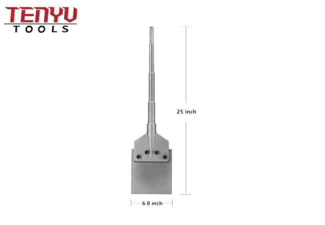 SDS Max Floor Scraper Thinset Remover Chisel Bit para quitar Tile Floor Scraper Tool 5