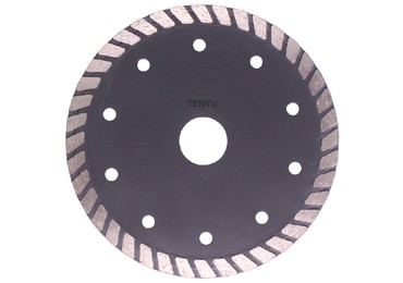 Turbo Rim Diamond Saw Blade for Dry or Wet Cutting