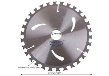 Ultimative Rahmung Radical Bi-Directional Tooth Profile Blade