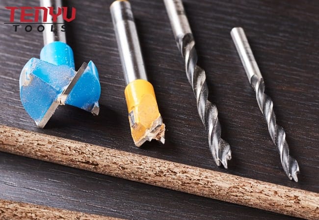 5Pcs High Carbon Steel Forstner Drill Bit Set for Wood Drilling