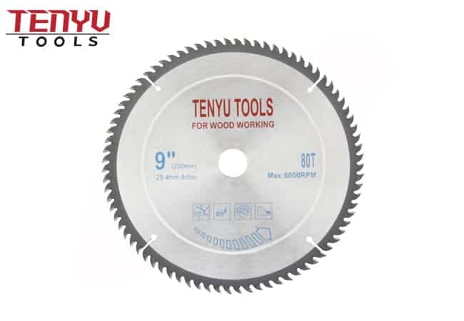 9 Inch 80 Teeth Carbide Wood Circular Saw Blades