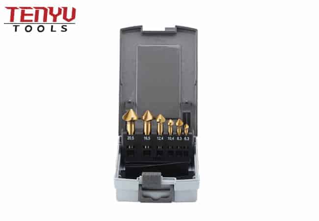 HSS 4241 Cylindrical Shank Best Countersink Drill Bit with 90 Degree Cutting Angle