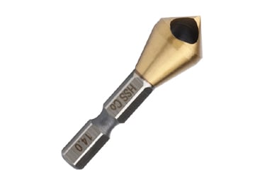 HSS 4241 Zero 0 Flute with Bright or Gold Surface Coating Countersink Drill Bit