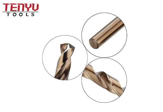 Brocas de cobalto HSS são especialmente para perfuração em materiais duros e abrasivos com maior dureza vermelha