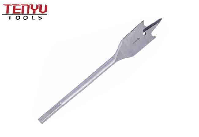 Hexagon Shank Center Point Spade Flat Wood Drill Bit for Wood Clean and Fast Drilling Hole