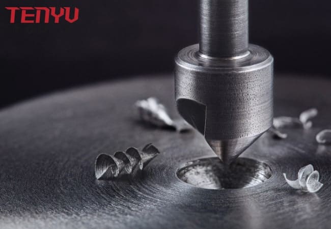 Metal Delme için M2 Hex Shank Havşa Matkap Ucu 90 Derece Kesme Açısı