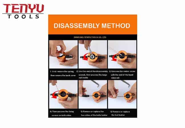 Multipurpose Double Head Sheet Metal Nibbler Cutter Tool Nibbler Cutting for Metal or Wood Cutting