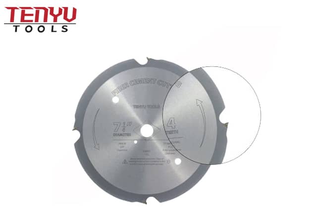 PCD Fiber Cement Cutting Saw Blade for 4 Teeth/6 Teeth/8 Teeth