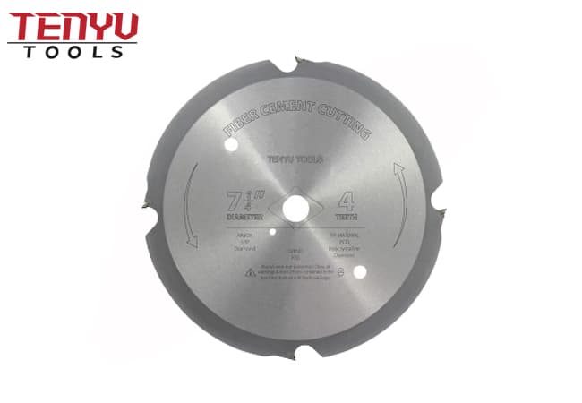 PCD Fiber Cement Cutting Saw Blade for 4 Teeth6 Teeth8 Teeth