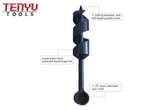 Scotch Eye Wood Auger Drill Bit Adapter 8