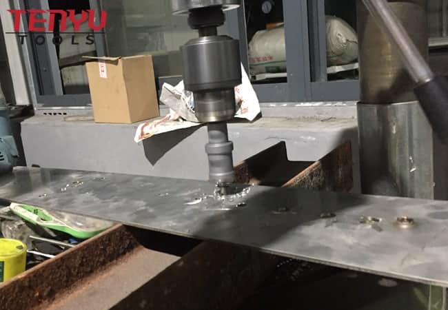 Paslanmaz Çelik Delme için Durdurma Bileziği ile TCT Metal Delik Testere Kesici