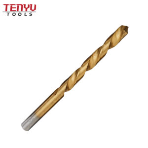 titanium coated left hand drill bit