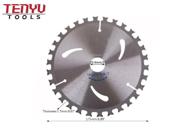 Ultimative Rahmung Radical Bi-Directional Tooth Profile Blade