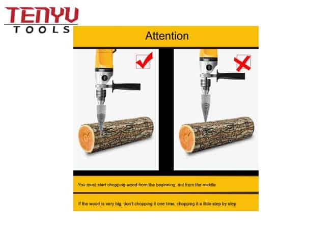Wood Auger Splitting Drill Bit for Wood Cutting 8
