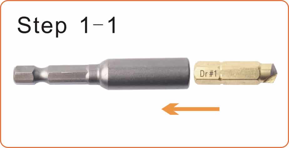 Extracteur de vis endommagé