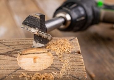 Uso de brocas para madera