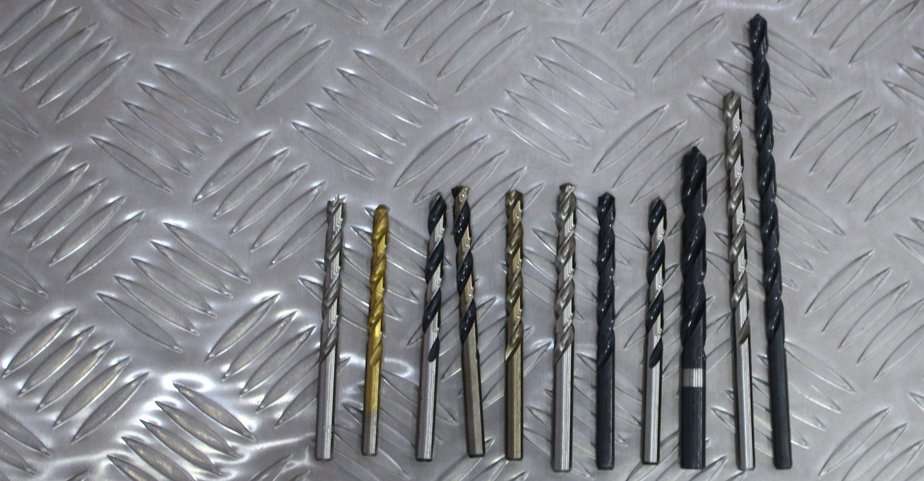 Different colors of Black Oxide Drill Bits