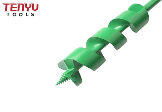 Green Coated Scotch Eyed Wood Auger Drill Bit
