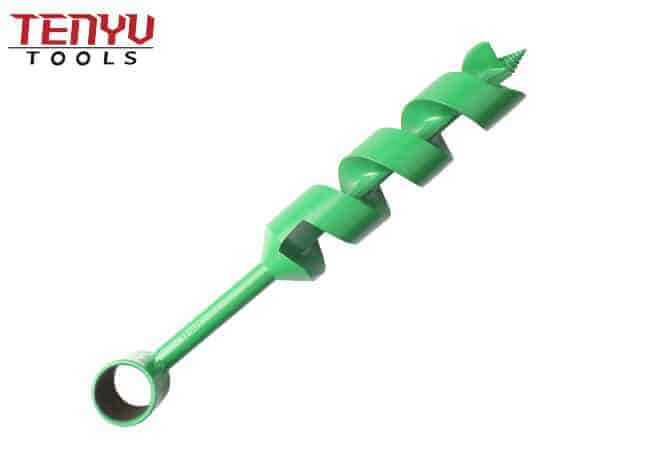 Green Coated Scotch Eyed Wood Auger Drill Bit