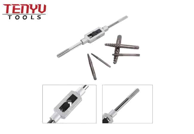 11Pcs Single Head Screw Extractor and Left Hand Drill Bit Kit in One Plastic Box for Most Stripped Damaged Screw Remover