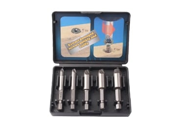 5Pcs Hex Shank Damaged Screw Remover Screw Extractor Set for Any Broken Stripped Damaged Screw