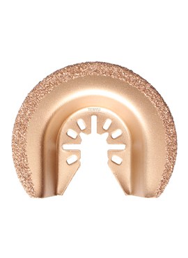 Lame oscillante semi-circulaire multi-outils Diamond Grit pour les travaux de détail dans les coins de béton et les petits espaces